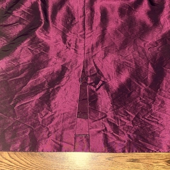 🌷 Michel Desjardins 🌷 2 Pc Set Sateen Ruffle Flare Jacket & Matching Skirt - Picture 9 of 13